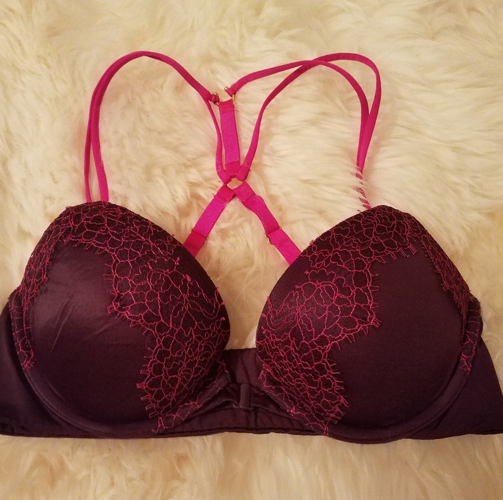 Victorias secret very sexy pushup 32C purple pink